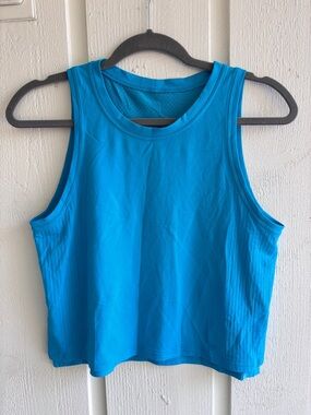 lululemon athletica Bright Blue Women's Cropped Tank